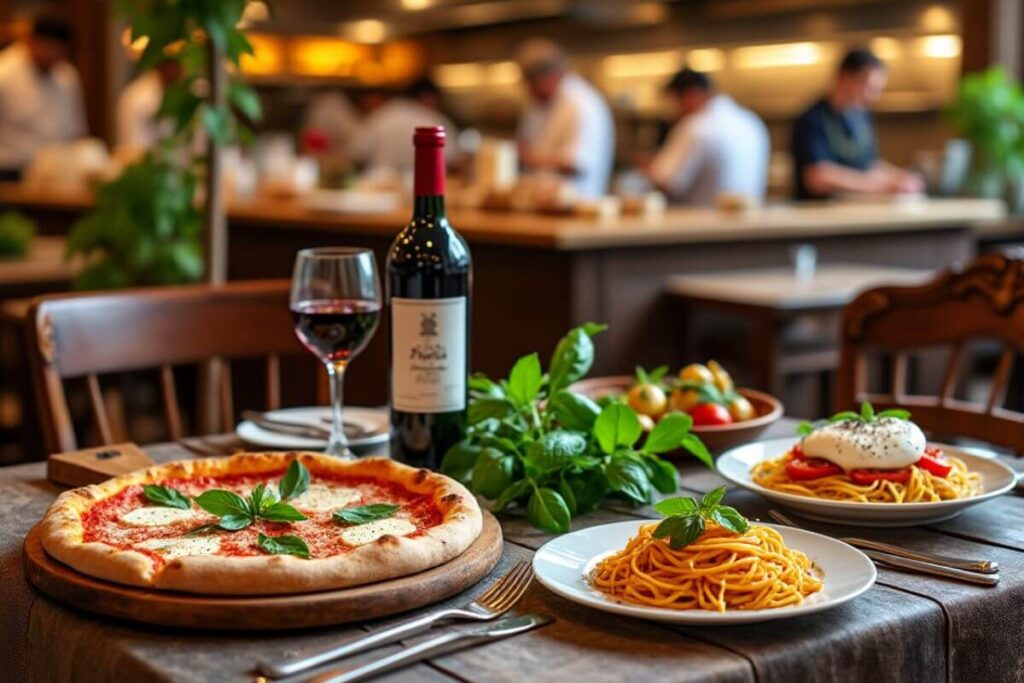 Reconnaître restaurant italien