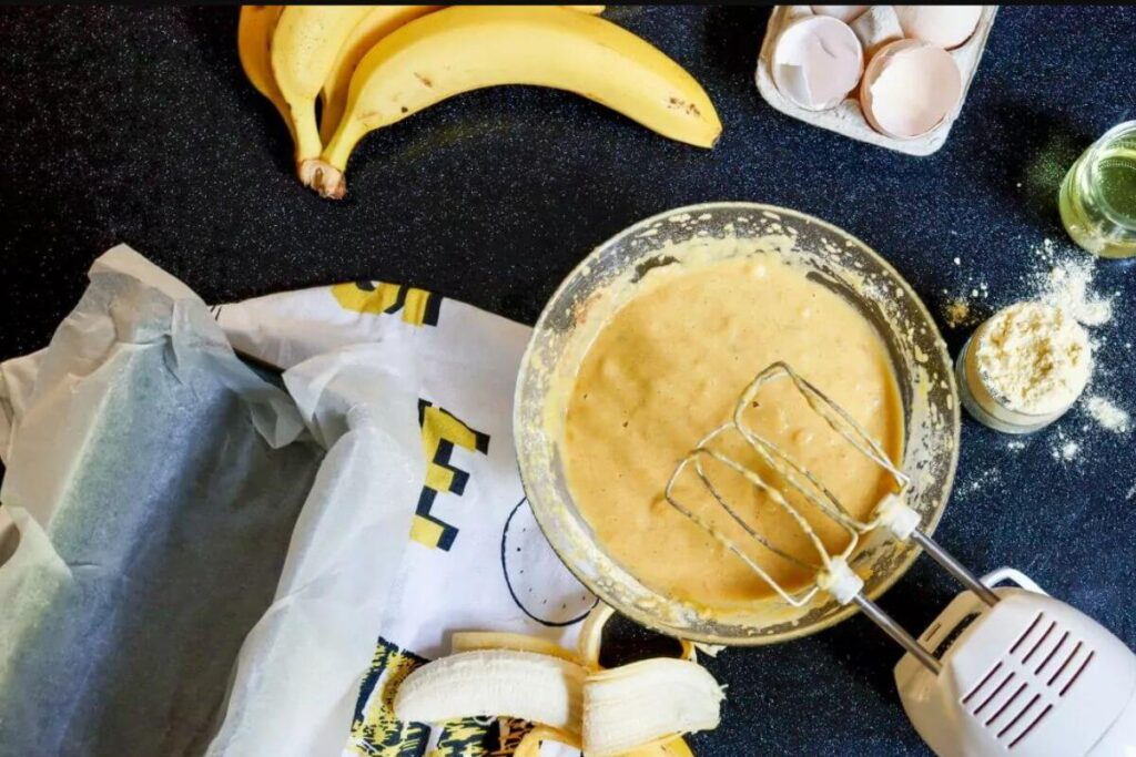 Étapes préparation banana bread